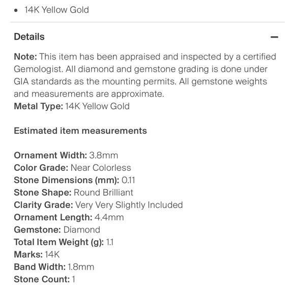 DIAMOND RING - Picture 7 of 7